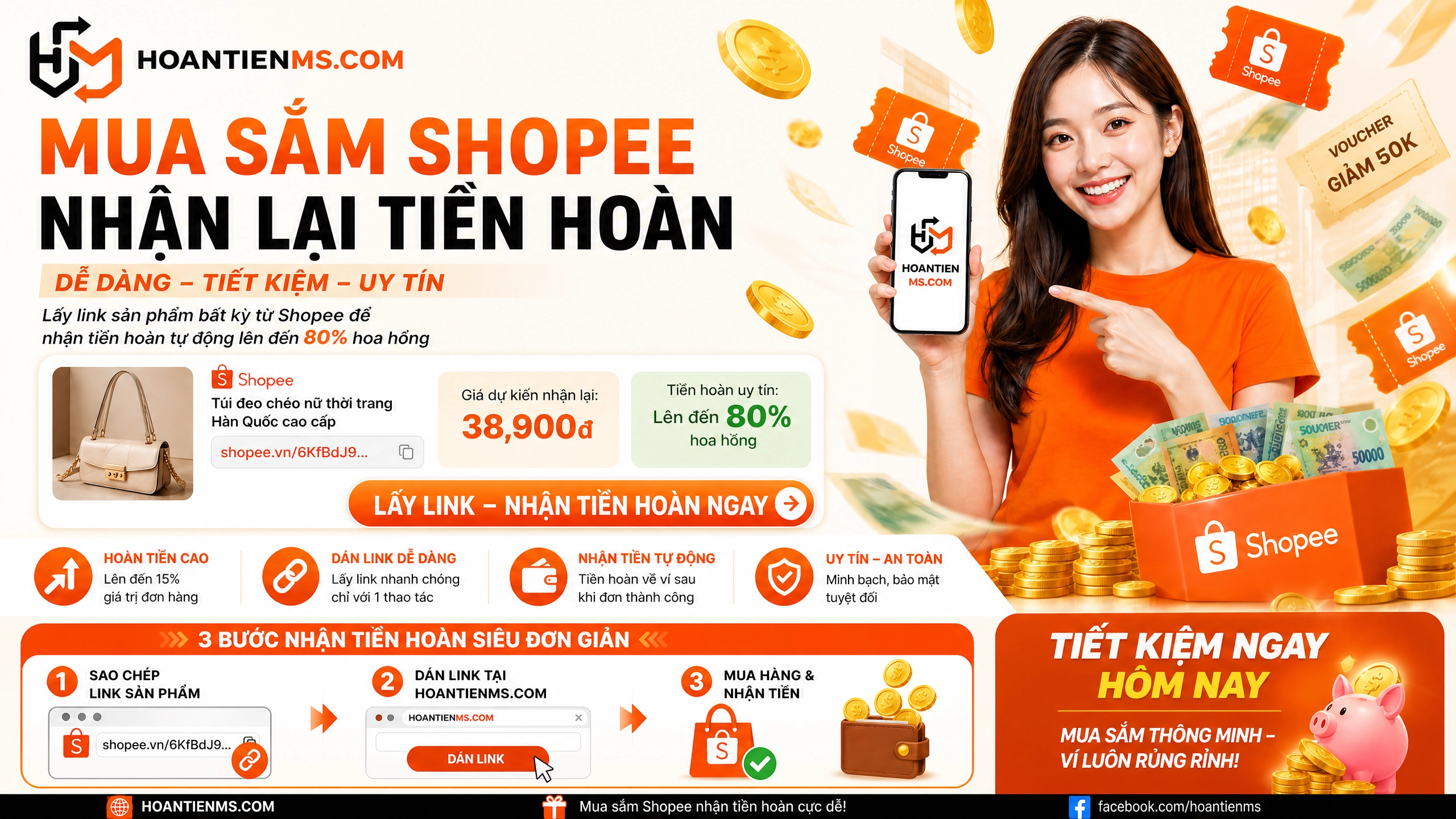 Mua sắm hoàn tiền thật nha